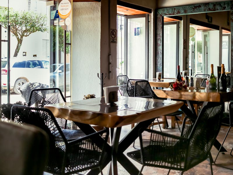 Guests dining at Hangry Joe's